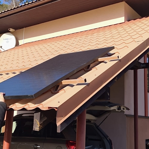 Solar panel system solutions from fiberglass composite, ending result